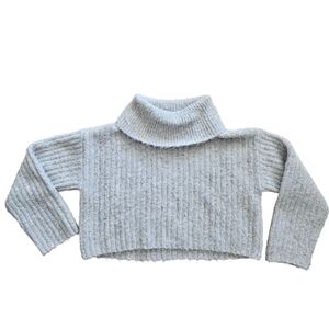 NIA Light Gray Turtleneck Sweater